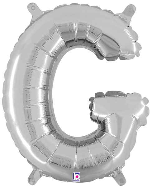 14" Megaloon Jr. Letter G - Silver (5ct)