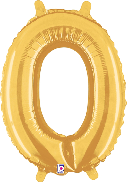 14" Megaloon Jr. Number 0 - Gold (5ct)