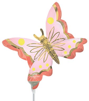 14" Soulful Blossoms Butterfly (10ct)