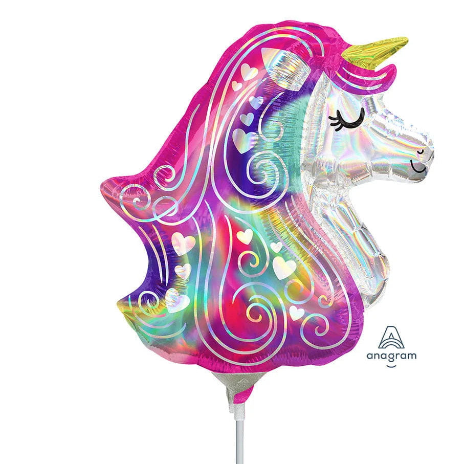 14" Unicorn - Iridescent Hearts - Anagram