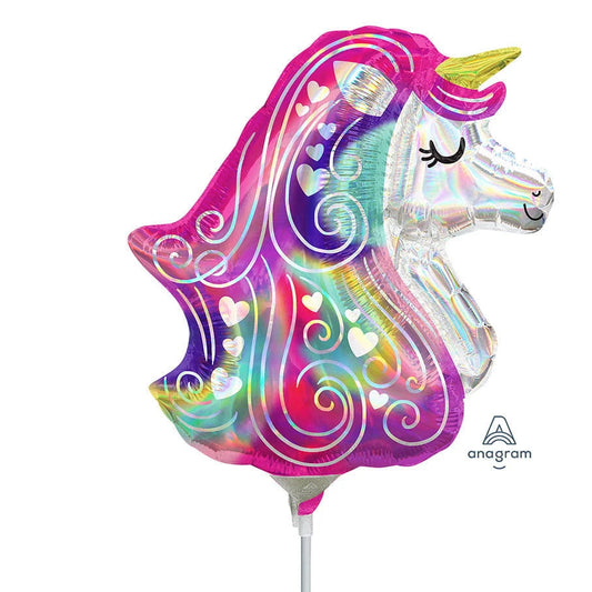14" Unicorn - Iridescent Hearts - Anagram