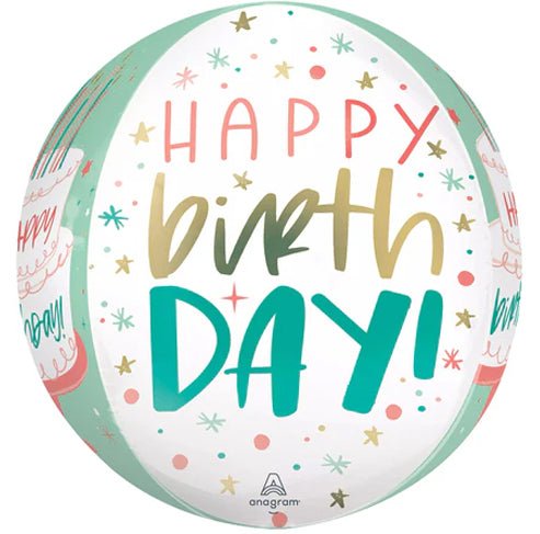 15" Orbz - Happy Cake Day