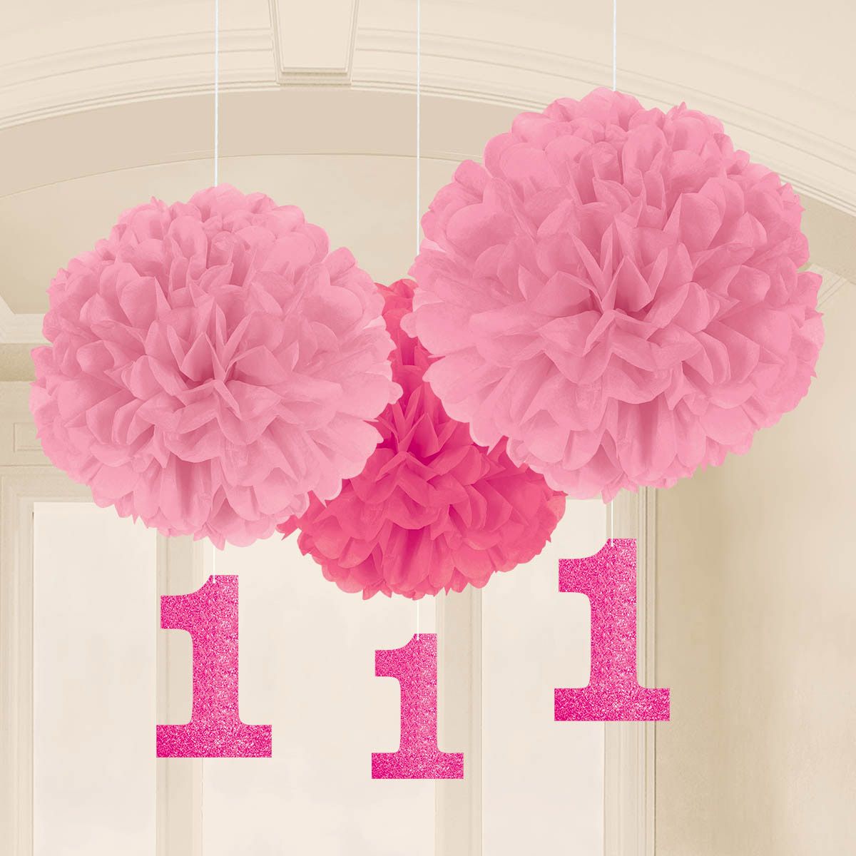 Fluffy Deco Rosa #180028 - Amscan