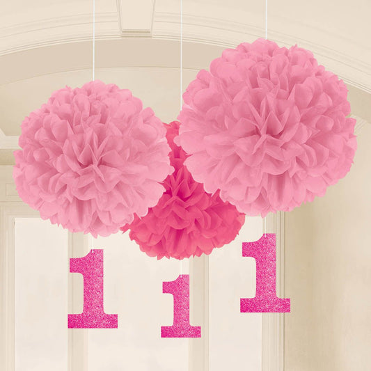 Fluffy Deco Rosa #180028 - Amscan
