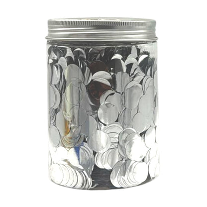 1.5cm Metallic Foil Confetti - Choose Color (10.25oz)