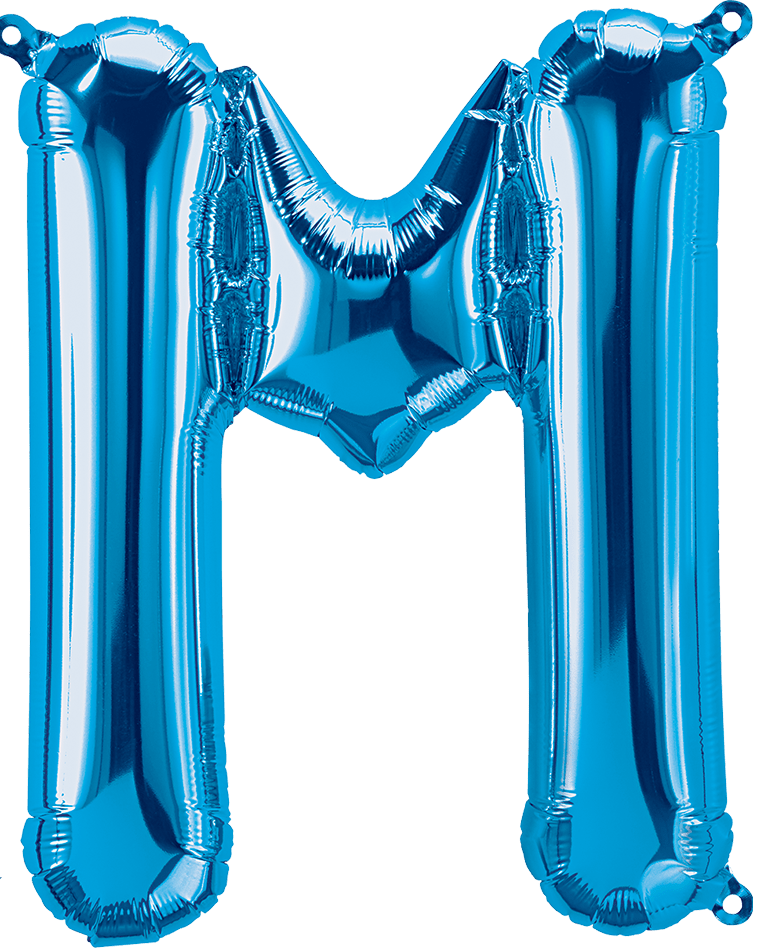 34" Balloon Letters - Blue - Party America