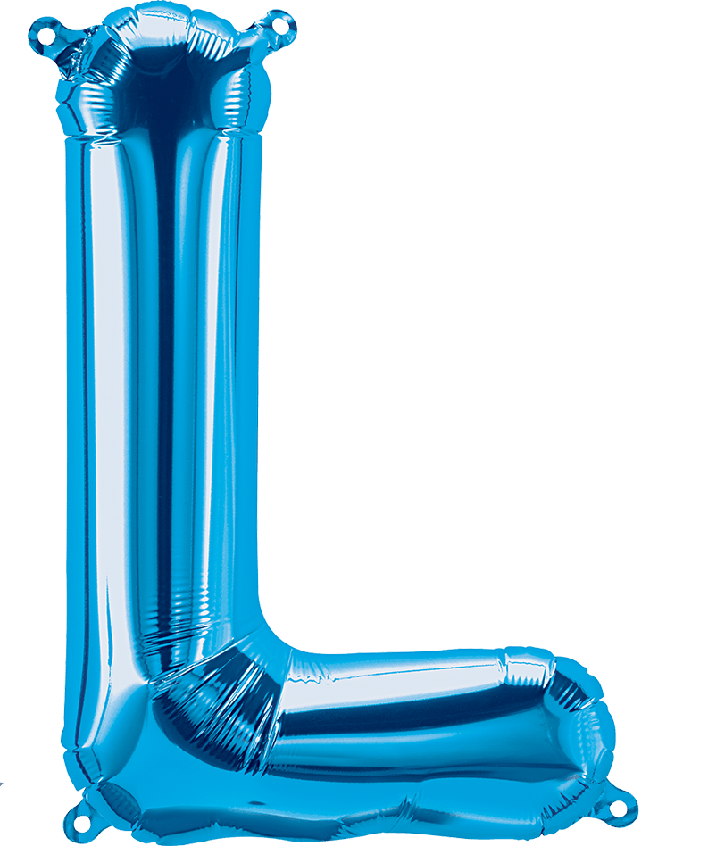 16" Balloon Letters - Blue - Party America