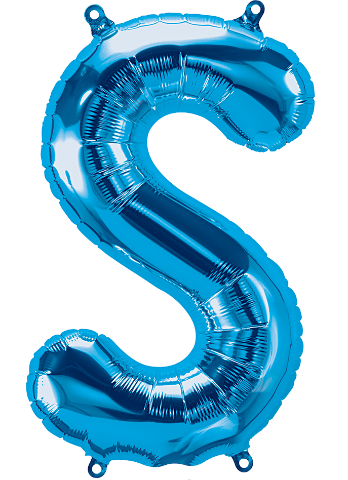 16" Balloon Letters - Blue - Party America