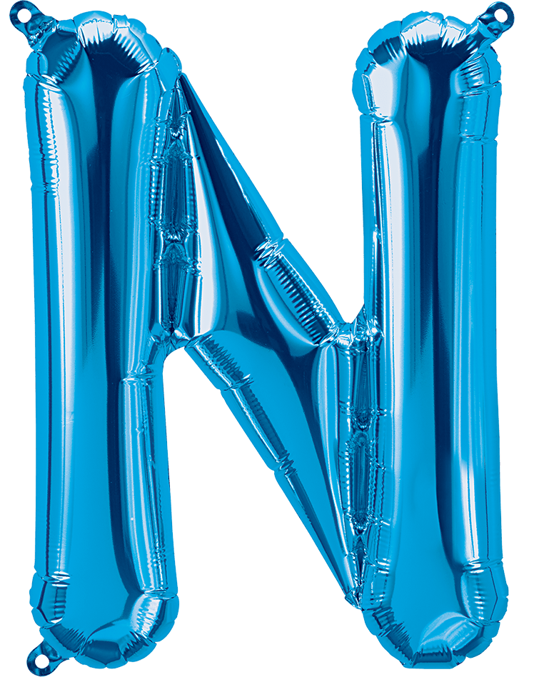 16" Balloon Letters - Blue - Party America