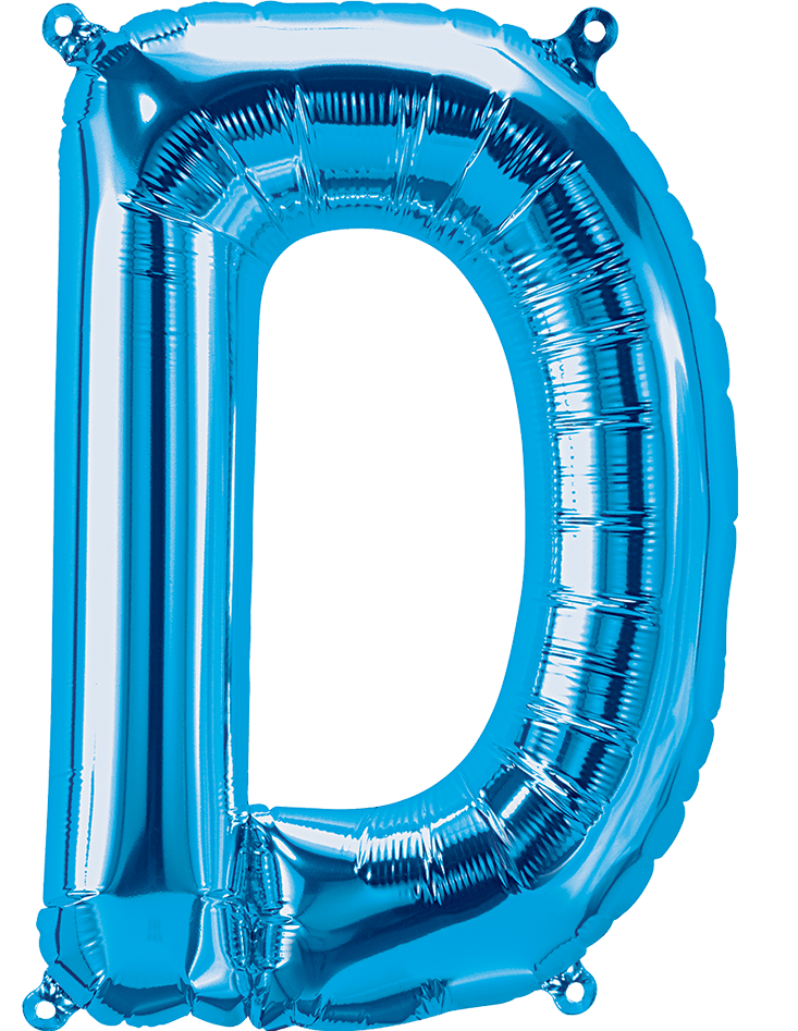 34" Balloon Letters - Blue - Party America