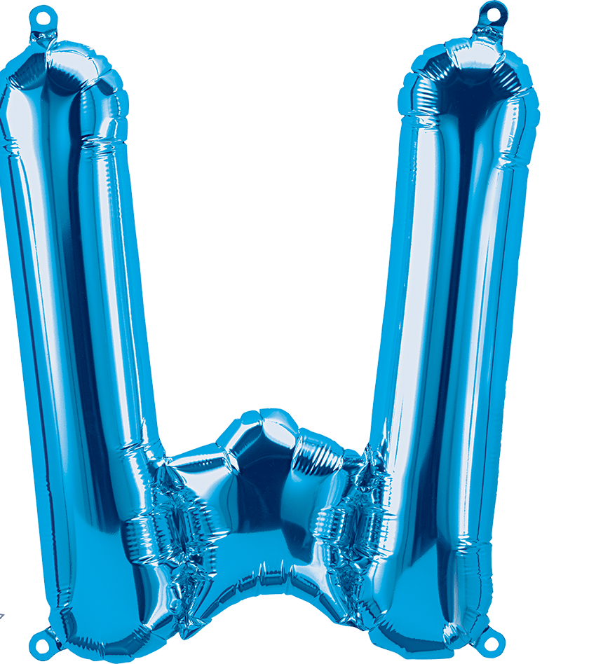 16" Balloon Letters - Blue - Party America