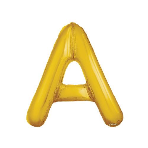16" Balloon Letters - Gold (2ct)