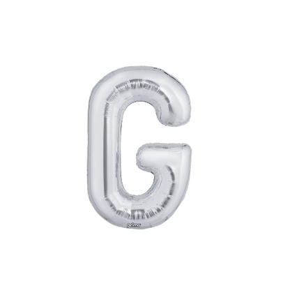 16" Balloon Letters - Silver (2ct)