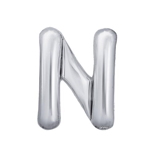 16" Balloon Letters - Silver (2ct)