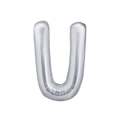 16" Balloon Letters - Silver (2ct)