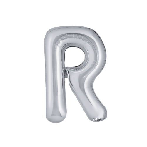 16" Balloon Letters - Silver (2ct)
