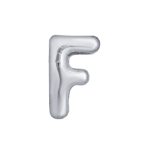16" Balloon Letters - Silver (2ct)