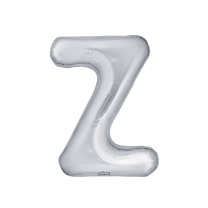 16" Balloon Letters - Silver (2ct)