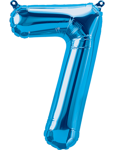 16" Balloon Numbers - Blue - Party America