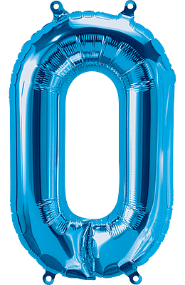 16" Balloon Numbers - Blue - Party America