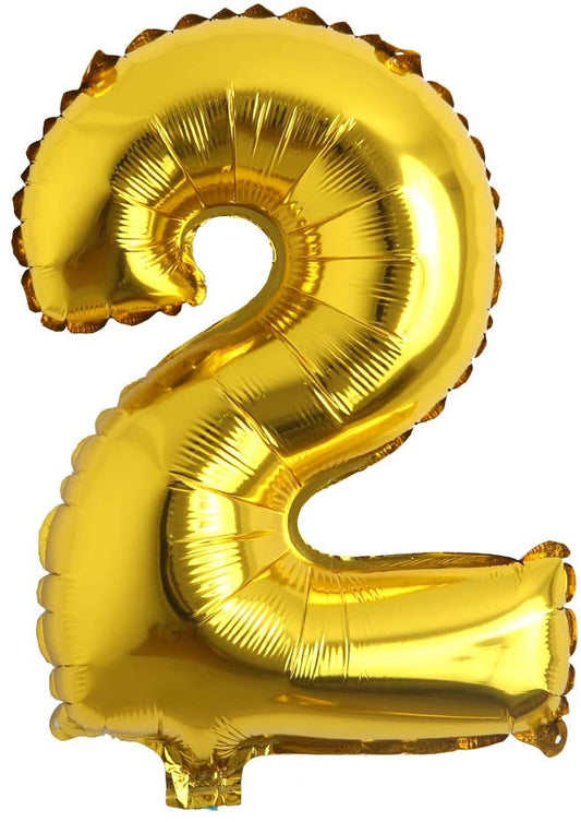 16" Balloon Numbers - Gold - Party America