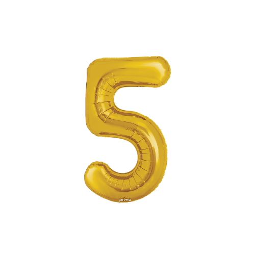 16" Balloon Numbers - Gold (2ct)