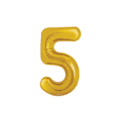 16" Balloon Numbers - Gold (2ct)