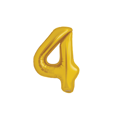 16" Balloon Numbers - Gold (2ct)