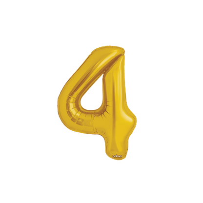 16" Balloon Numbers - Gold (2ct)