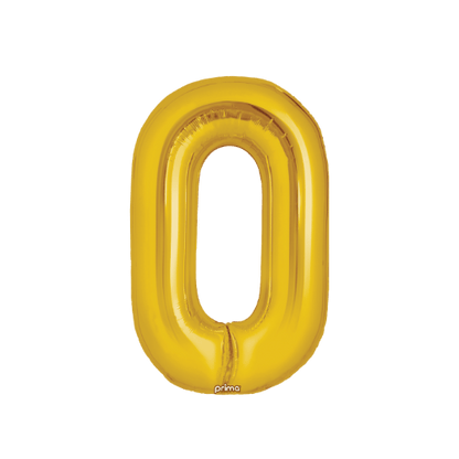 16" Balloon Numbers - Gold (2ct)