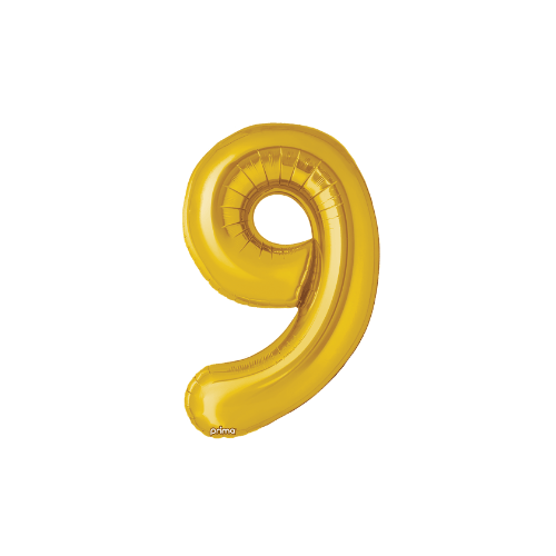 16" Balloon Numbers - Gold (2ct)