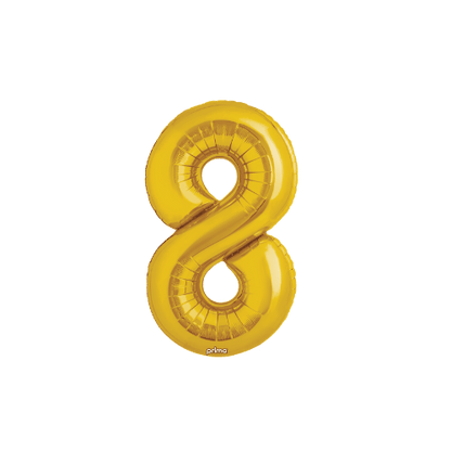 16" Balloon Numbers - Gold (2ct)