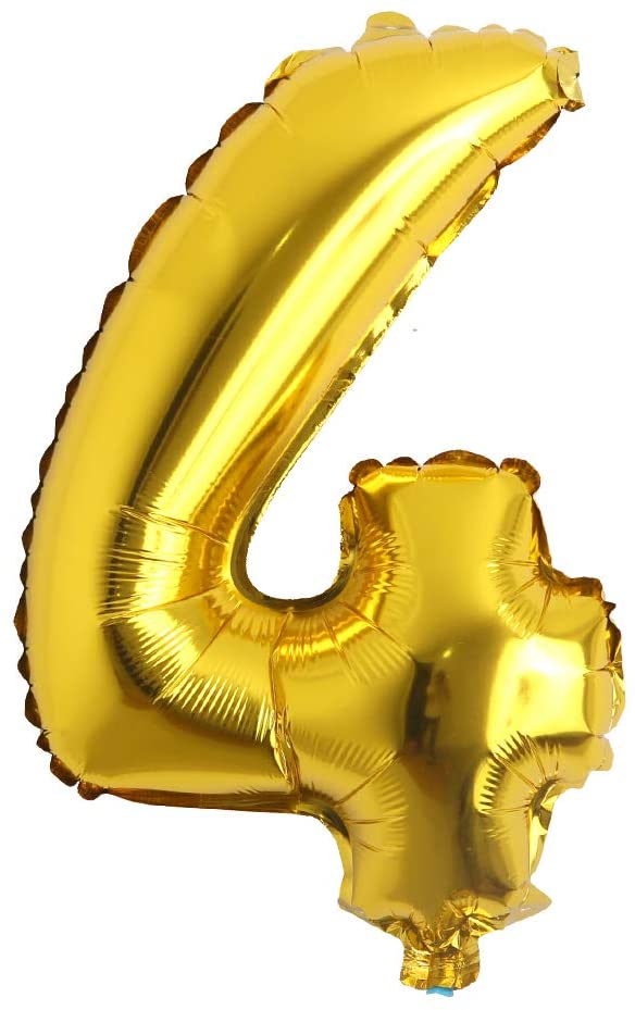16" Balloon Numbers - Gold - Party America