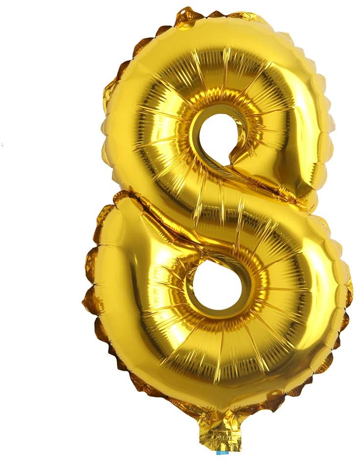 16" Balloon Numbers - Gold - Party America