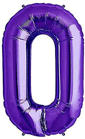 34" Balloon Numbers - Purple - Party America