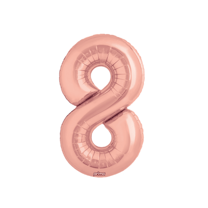 16" Balloon Numbers - Rose Gold (2ct)