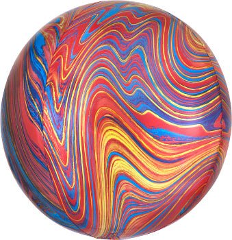 16" Colorful Marblez Orbz