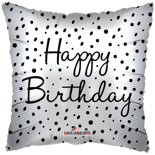 18" Happy Birthday - Dots Matte (100ct) - Conver USA