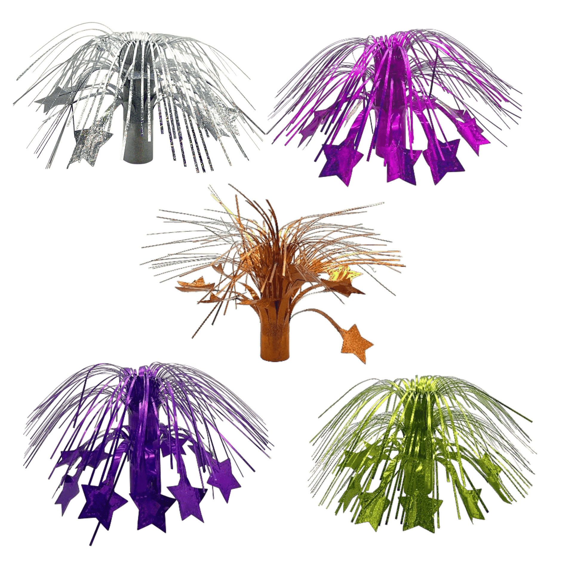 168g Balloon Weights - Stars Spray