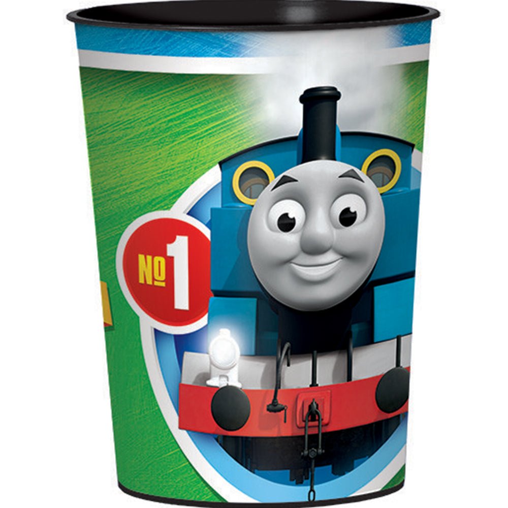 16oz Plastic Cups - Thomas All Aboard (12ct)