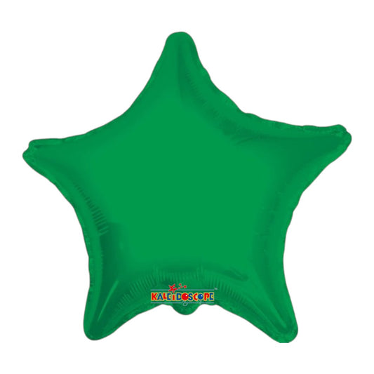 18" Solid Stars - Emerald Green (100ct) - Conver USA