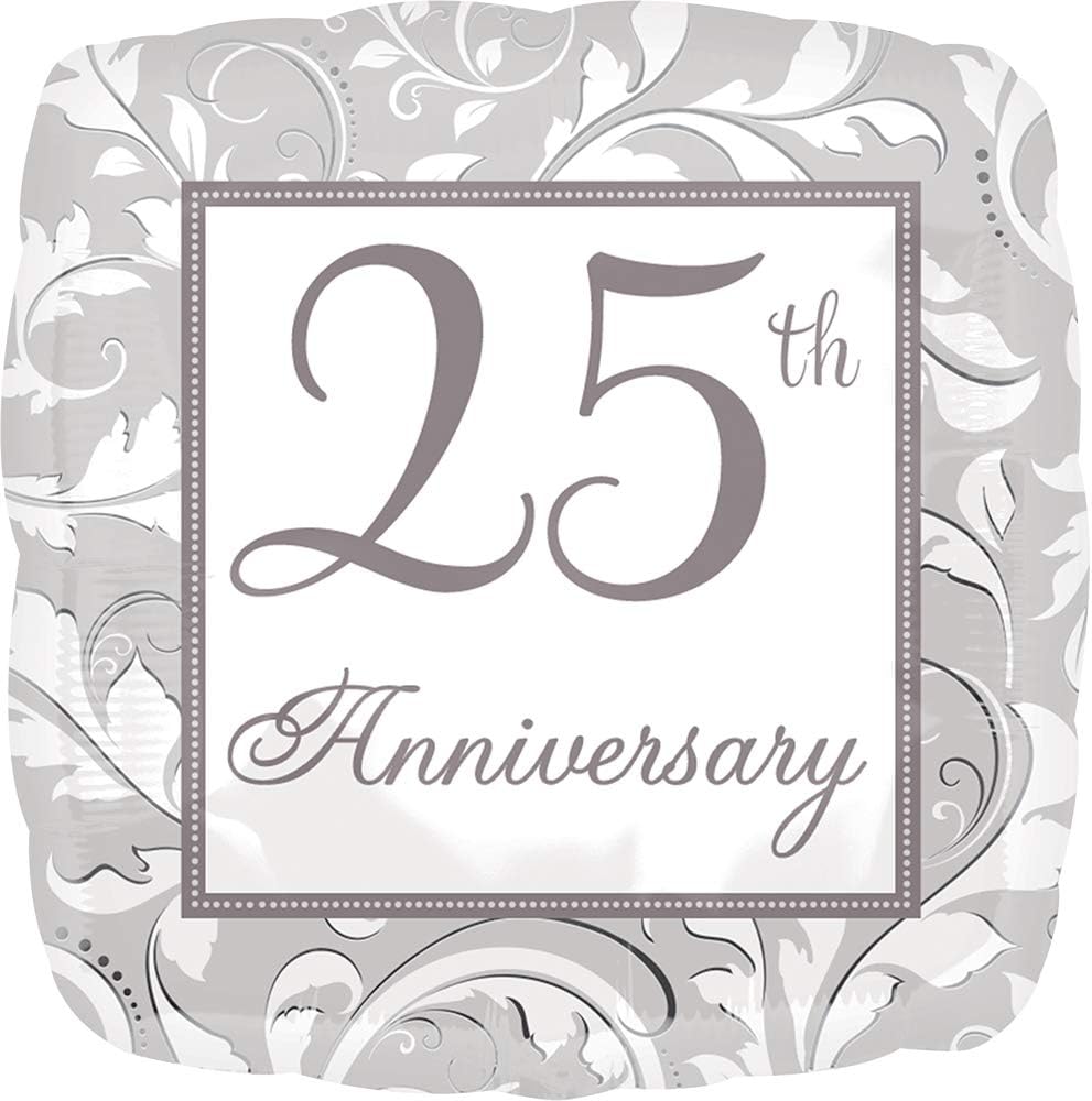 18" 25th Anniversary - Silver