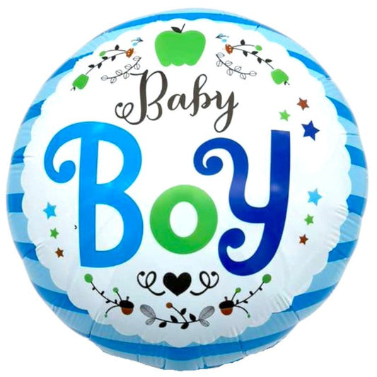 18" Baby Boy - Ditsy Floral - 50ct - Party America