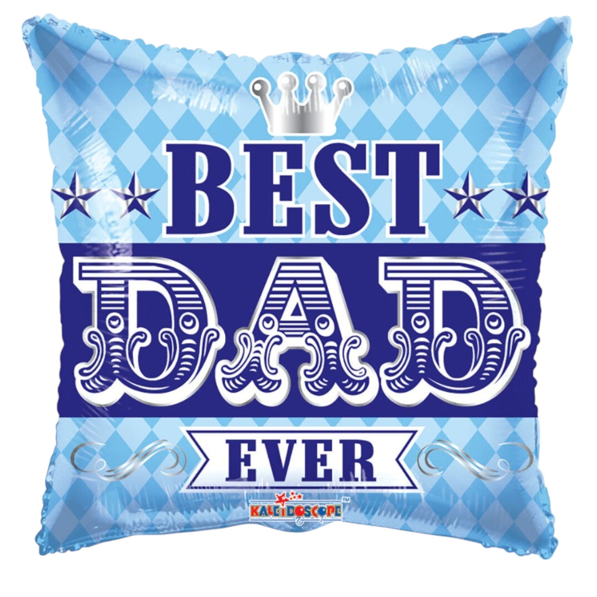 18" Best Dad Ever Blue (100ct) - Conver USA