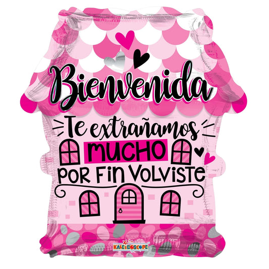18" Bienvenida te Extranamos Mucho (100ct) - Conver USA