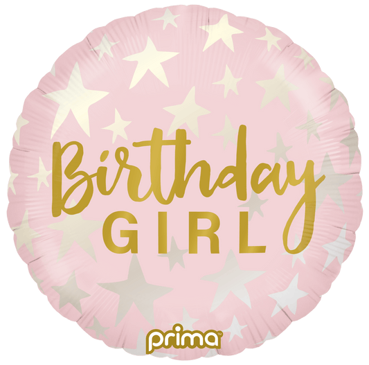 18" Birthday Girl Stars