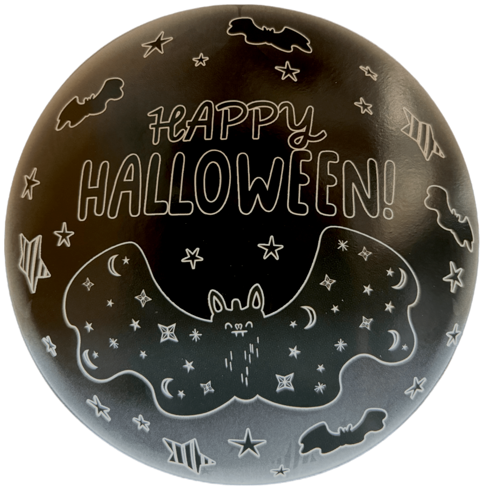 18" Bubble Balloon - Happy Halloween