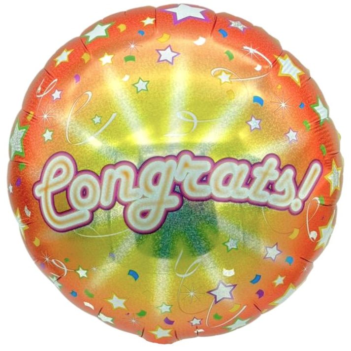 18" Congrats - Assorted Stars - 20ct - Party America