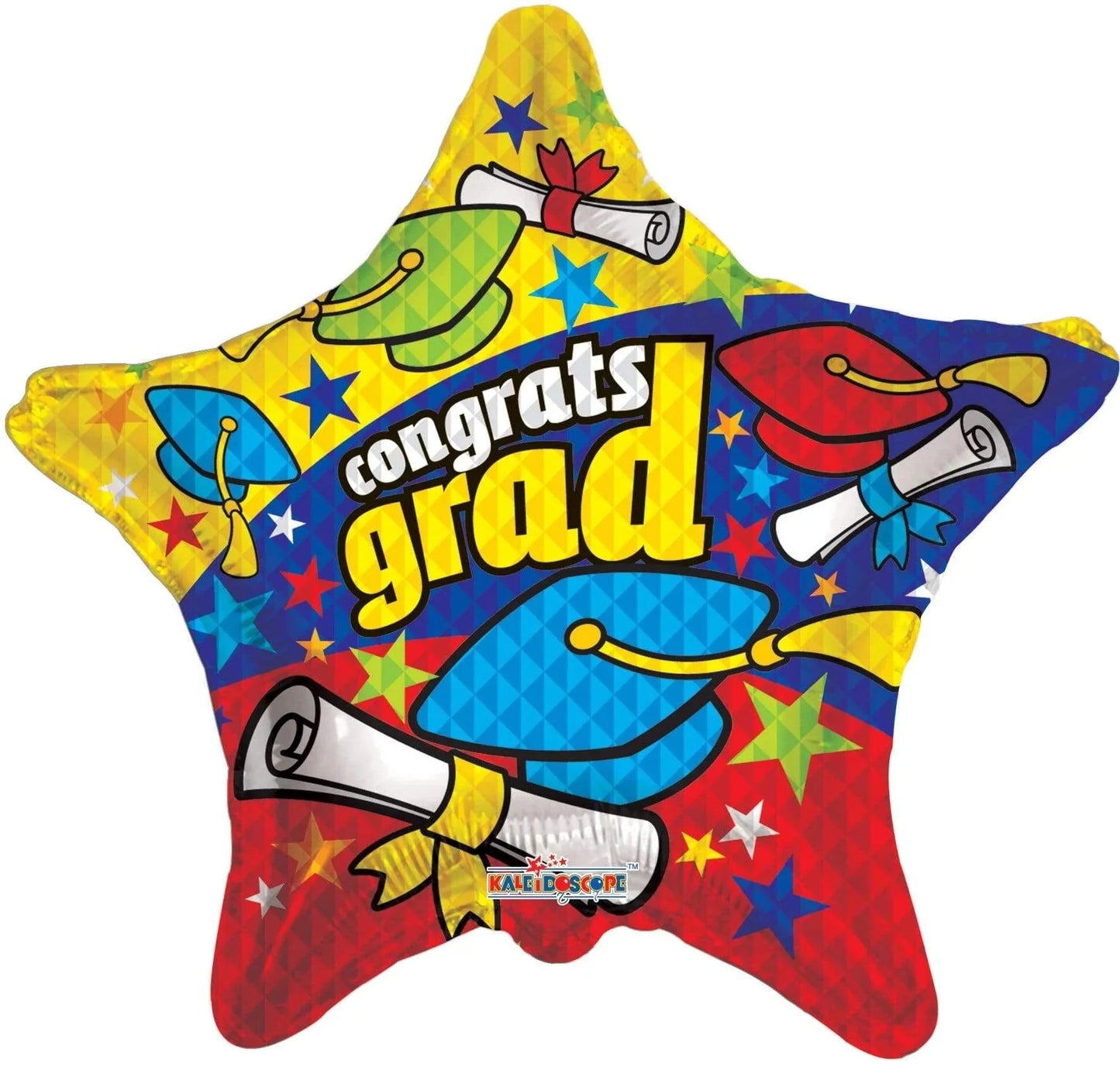 18" Congrats Grad Caps & Diplomas (100ct) - Conver USA