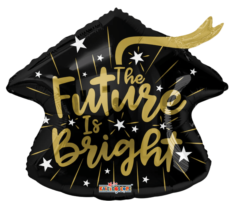 18" Congrats Grad The Future is Bright (100ct) - Conver USA